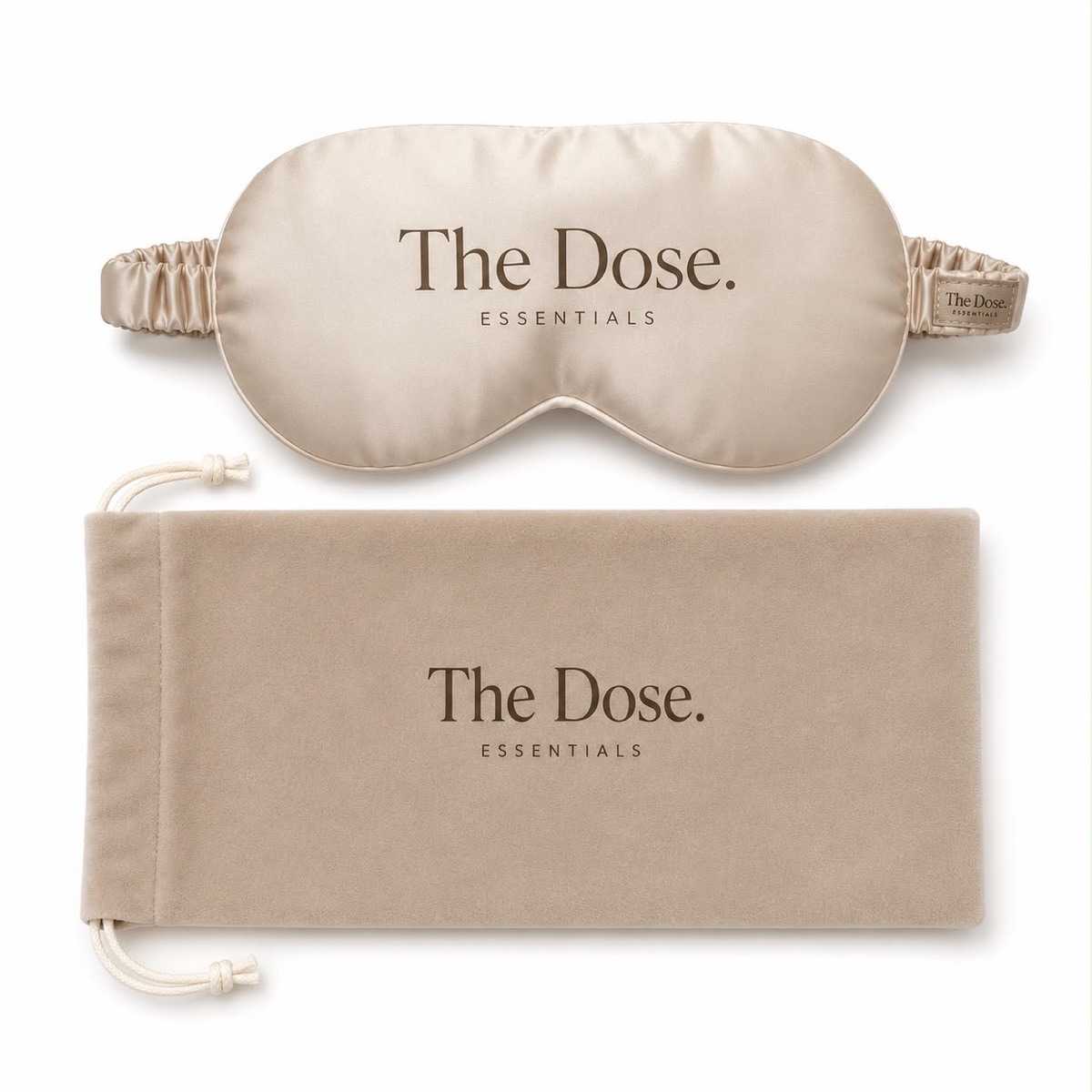 Deep rest mid-flight with The Dose sleep mask
