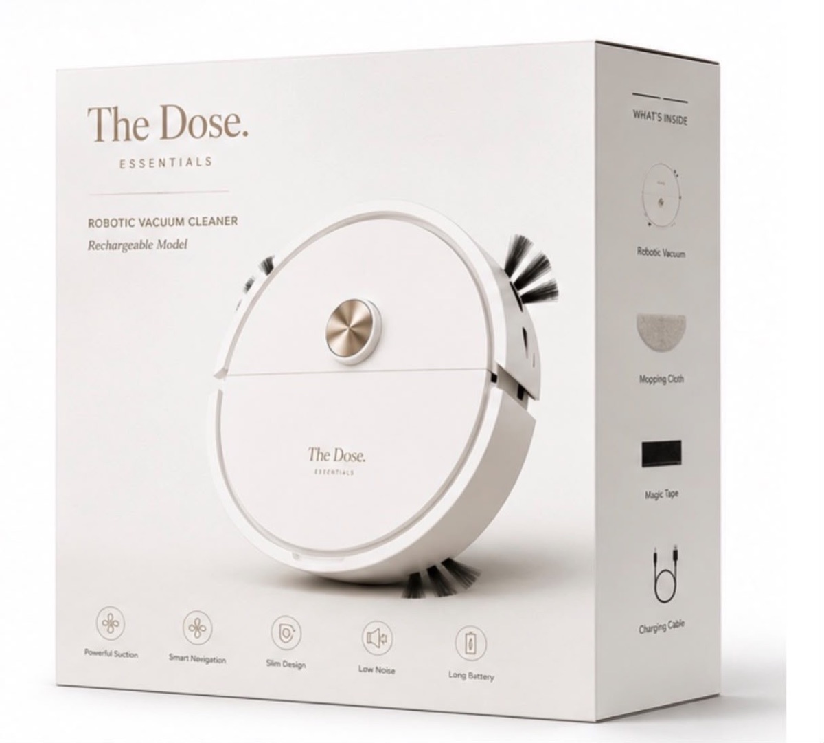 Robotic vacuum box — what's inside